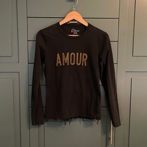 Elan long sleeve AMOUR top